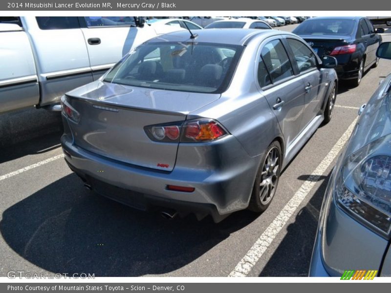 Mercury Gray / Black 2014 Mitsubishi Lancer Evolution MR