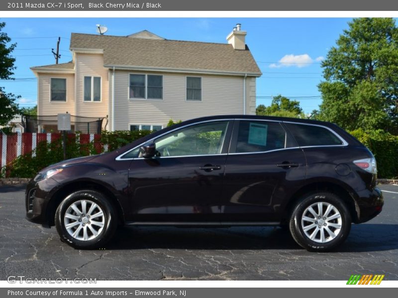 Black Cherry Mica / Black 2011 Mazda CX-7 i Sport