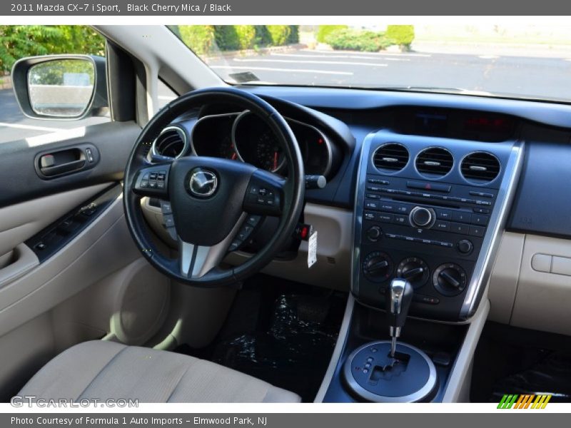 Black Cherry Mica / Black 2011 Mazda CX-7 i Sport