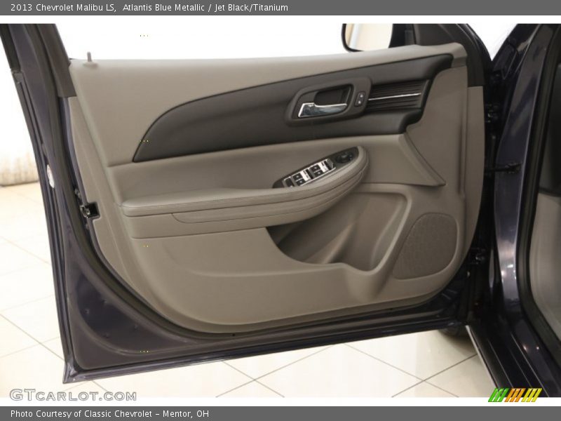 Atlantis Blue Metallic / Jet Black/Titanium 2013 Chevrolet Malibu LS