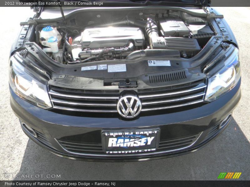 Black / Cornsilk Beige 2012 Volkswagen Eos Komfort