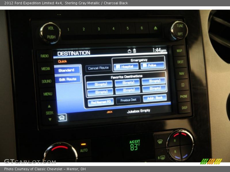 Sterling Gray Metallic / Charcoal Black 2012 Ford Expedition Limited 4x4