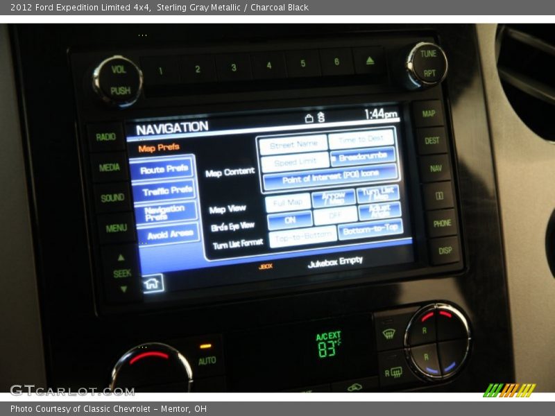 Sterling Gray Metallic / Charcoal Black 2012 Ford Expedition Limited 4x4