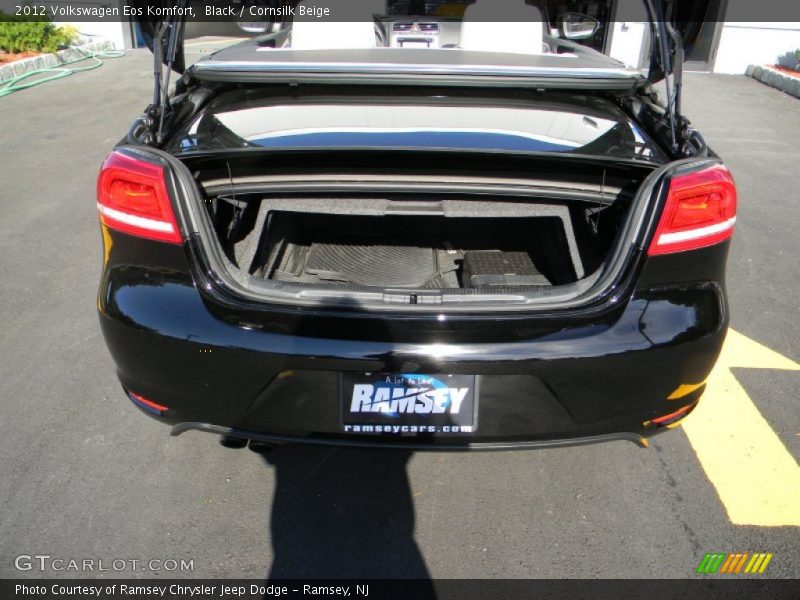 Black / Cornsilk Beige 2012 Volkswagen Eos Komfort