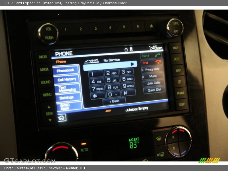 Sterling Gray Metallic / Charcoal Black 2012 Ford Expedition Limited 4x4