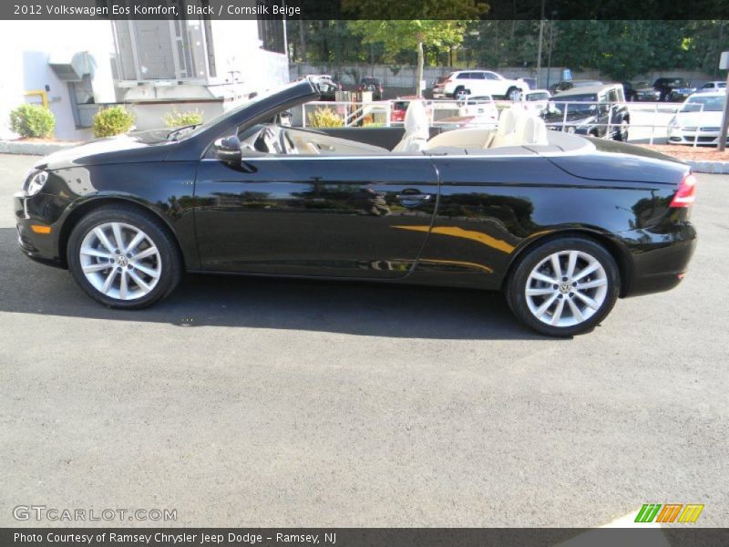 Black / Cornsilk Beige 2012 Volkswagen Eos Komfort