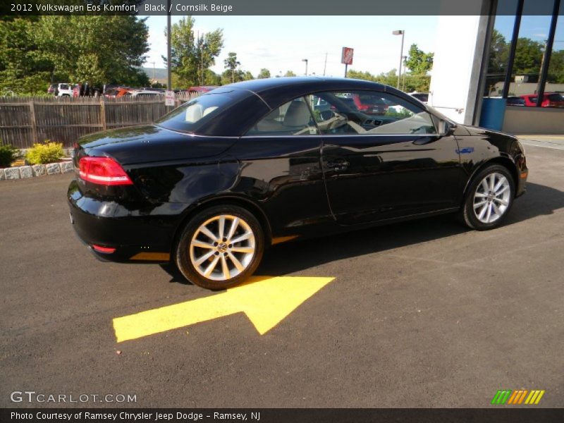 Black / Cornsilk Beige 2012 Volkswagen Eos Komfort