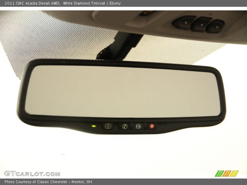 White Diamond Tintcoat / Ebony 2011 GMC Acadia Denali AWD