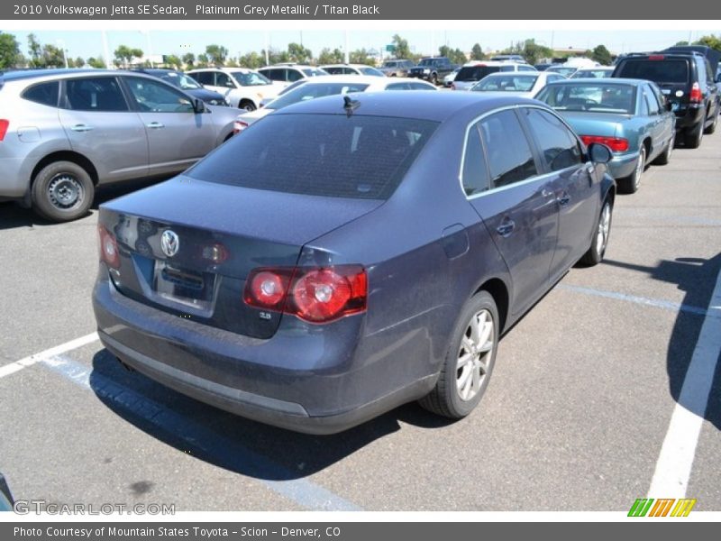Platinum Grey Metallic / Titan Black 2010 Volkswagen Jetta SE Sedan