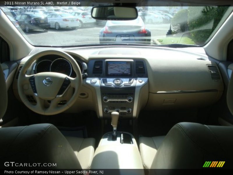 Merlot / Beige 2011 Nissan Murano SL AWD