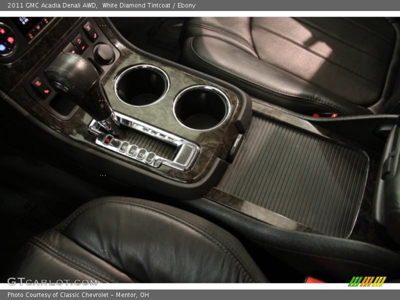 White Diamond Tintcoat / Ebony 2011 GMC Acadia Denali AWD