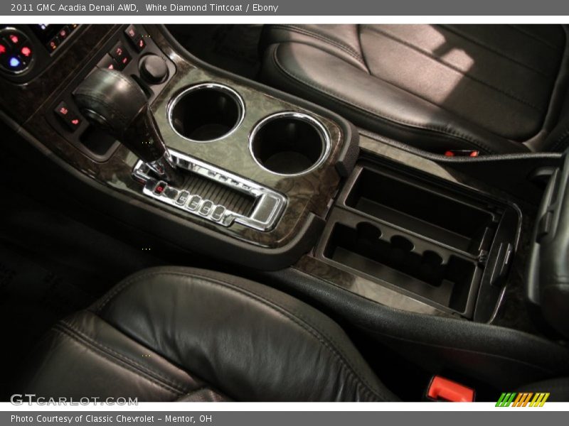 White Diamond Tintcoat / Ebony 2011 GMC Acadia Denali AWD