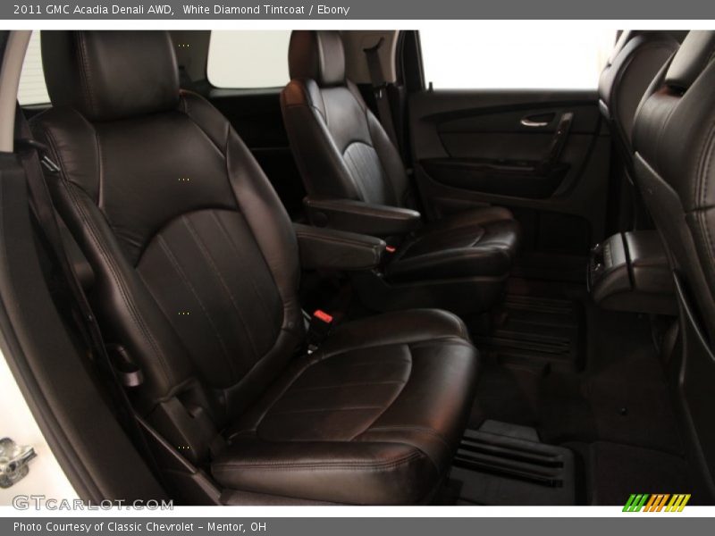 White Diamond Tintcoat / Ebony 2011 GMC Acadia Denali AWD