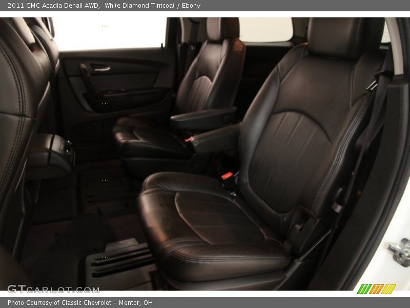 White Diamond Tintcoat / Ebony 2011 GMC Acadia Denali AWD
