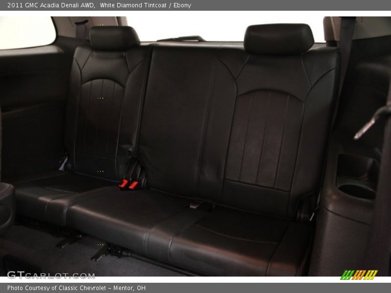White Diamond Tintcoat / Ebony 2011 GMC Acadia Denali AWD