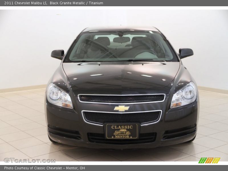 Black Granite Metallic / Titanium 2011 Chevrolet Malibu LS