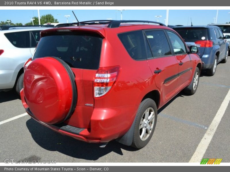 Barcelona Red Metallic / Sand Beige 2010 Toyota RAV4 V6 4WD