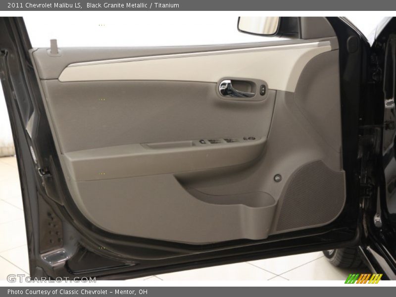 Black Granite Metallic / Titanium 2011 Chevrolet Malibu LS