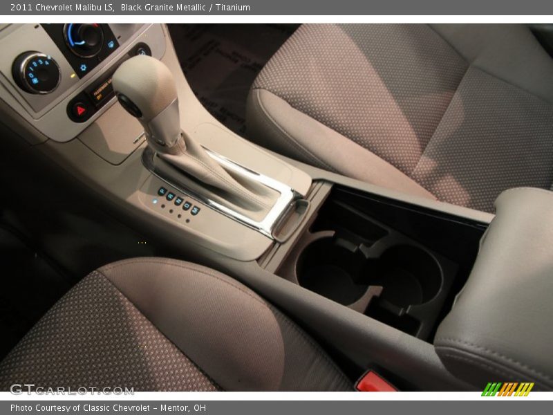 Black Granite Metallic / Titanium 2011 Chevrolet Malibu LS