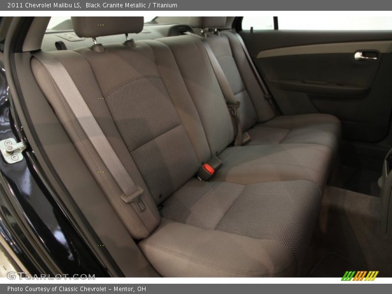 Black Granite Metallic / Titanium 2011 Chevrolet Malibu LS