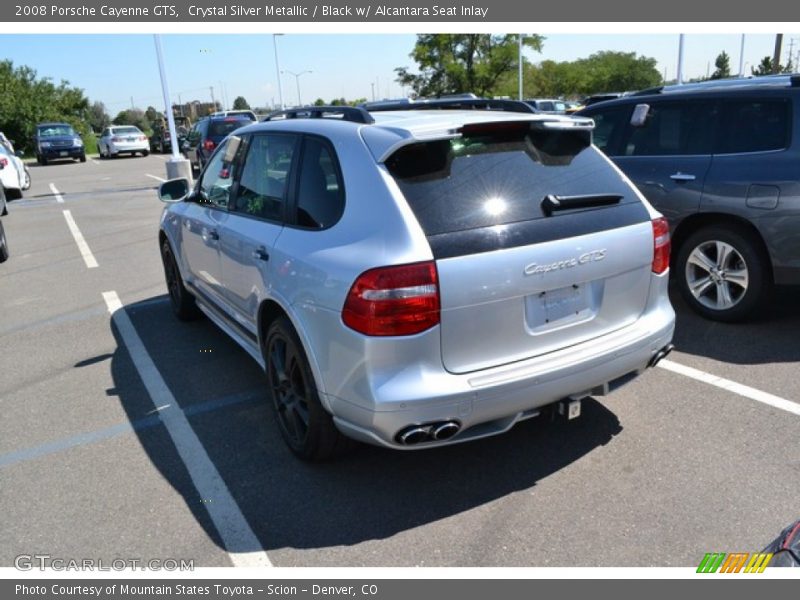 Crystal Silver Metallic / Black w/ Alcantara Seat Inlay 2008 Porsche Cayenne GTS