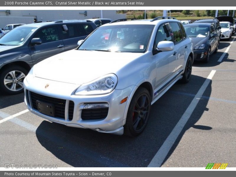 Crystal Silver Metallic / Black w/ Alcantara Seat Inlay 2008 Porsche Cayenne GTS