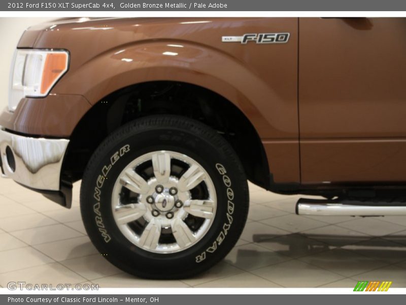 Golden Bronze Metallic / Pale Adobe 2012 Ford F150 XLT SuperCab 4x4