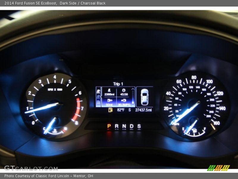Dark Side / Charcoal Black 2014 Ford Fusion SE EcoBoost
