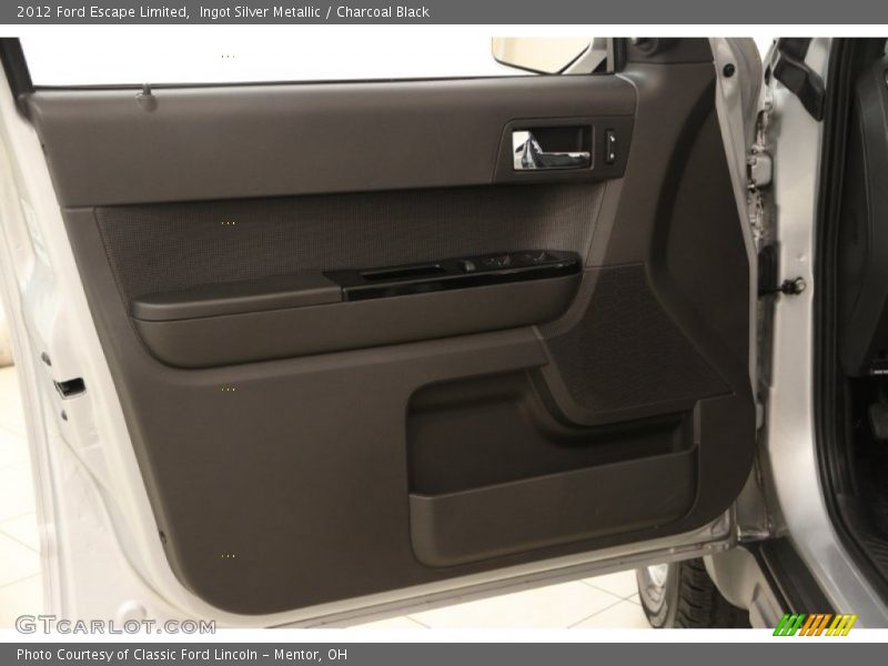 Ingot Silver Metallic / Charcoal Black 2012 Ford Escape Limited
