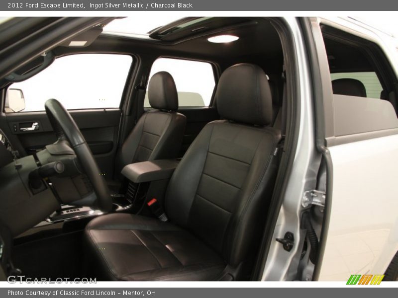 Ingot Silver Metallic / Charcoal Black 2012 Ford Escape Limited