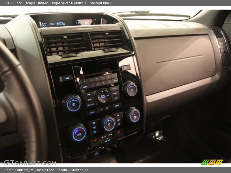 Ingot Silver Metallic / Charcoal Black 2012 Ford Escape Limited