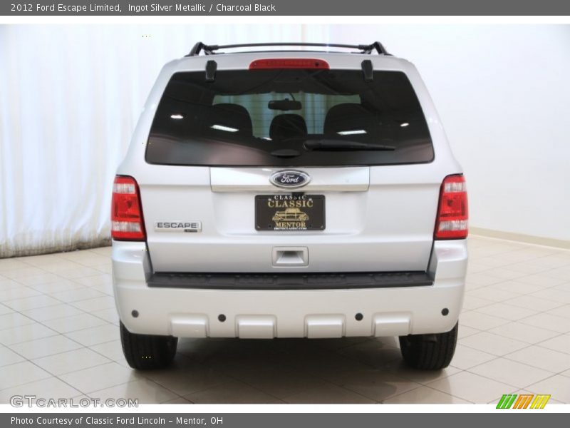 Ingot Silver Metallic / Charcoal Black 2012 Ford Escape Limited