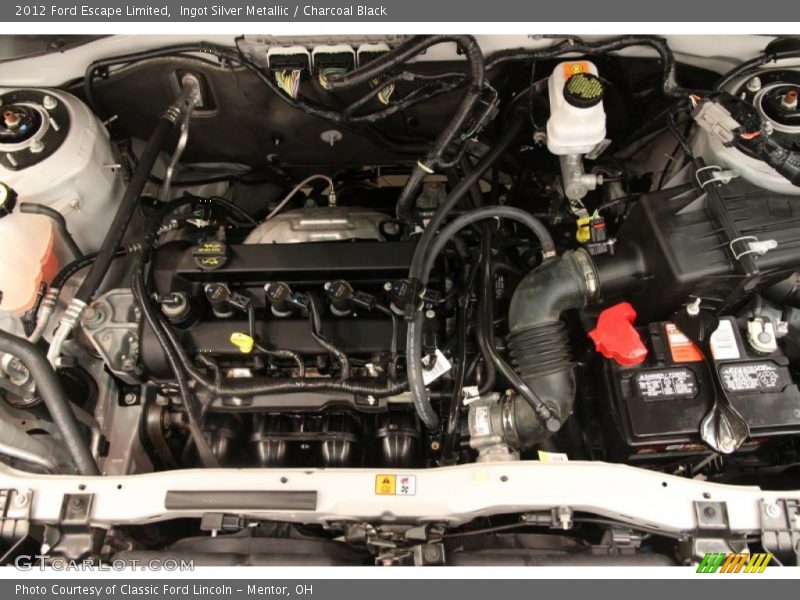 Ingot Silver Metallic / Charcoal Black 2012 Ford Escape Limited