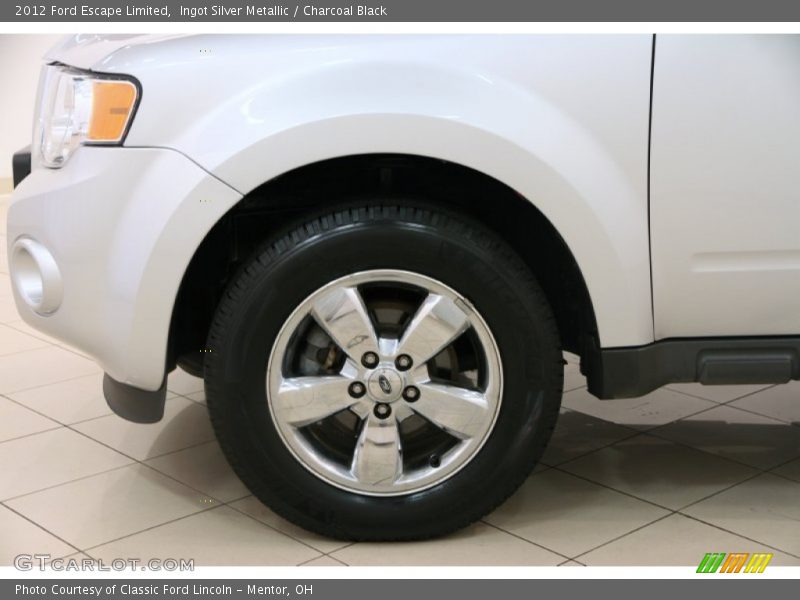 Ingot Silver Metallic / Charcoal Black 2012 Ford Escape Limited