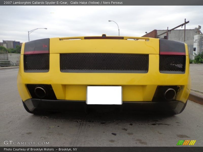 Giallo Halys (Yellow) / Nero Perseus 2007 Lamborghini Gallardo Spyder E-Gear