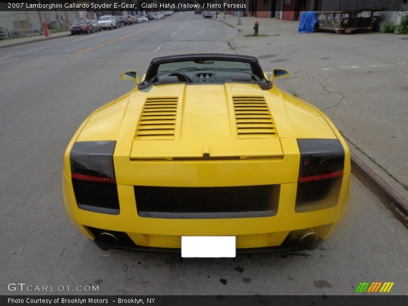 Giallo Halys (Yellow) / Nero Perseus 2007 Lamborghini Gallardo Spyder E-Gear