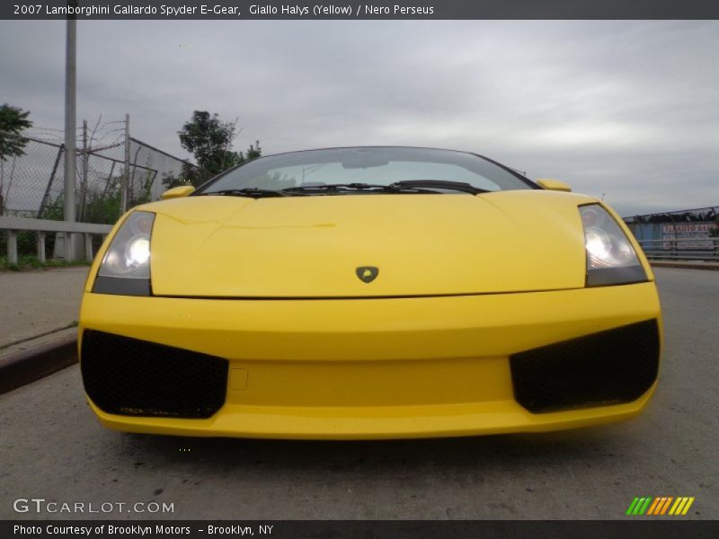 Giallo Halys (Yellow) / Nero Perseus 2007 Lamborghini Gallardo Spyder E-Gear