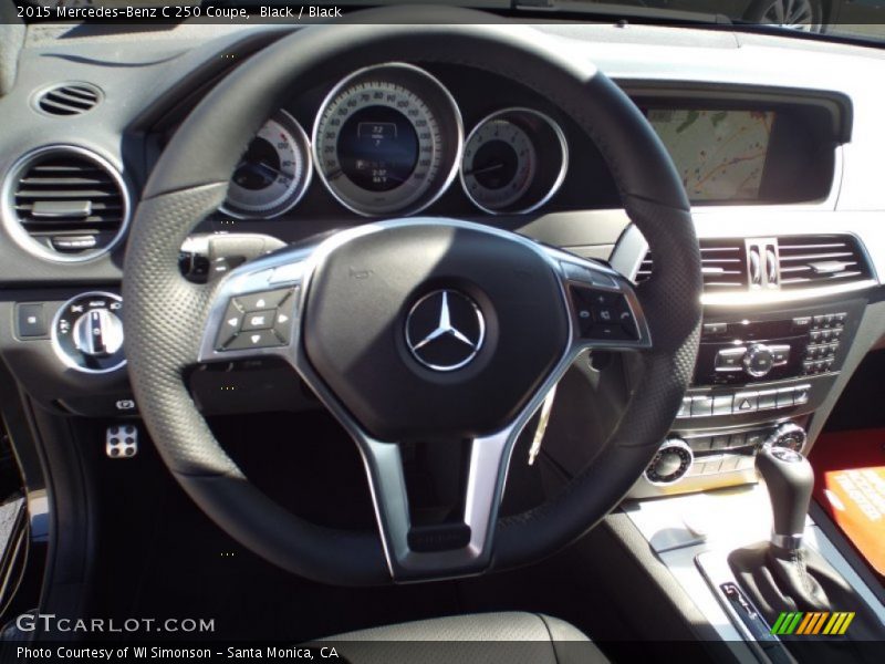 Black / Black 2015 Mercedes-Benz C 250 Coupe