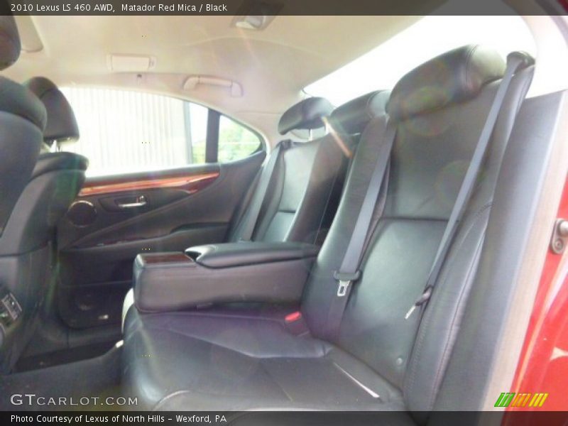 Matador Red Mica / Black 2010 Lexus LS 460 AWD