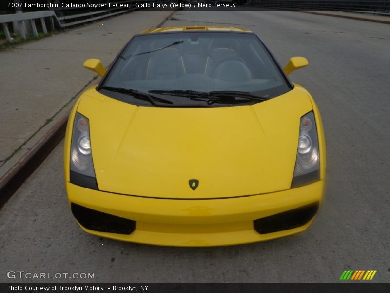 Giallo Halys (Yellow) / Nero Perseus 2007 Lamborghini Gallardo Spyder E-Gear
