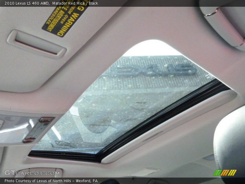 Matador Red Mica / Black 2010 Lexus LS 460 AWD