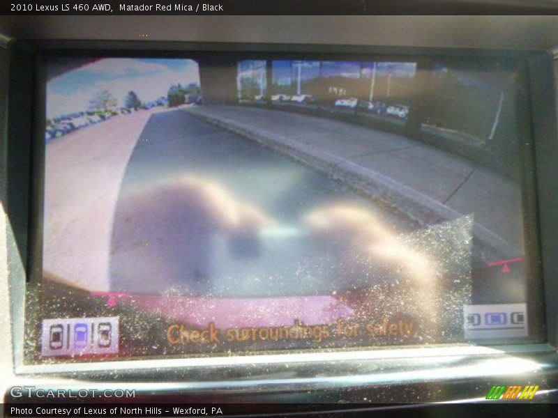 Matador Red Mica / Black 2010 Lexus LS 460 AWD