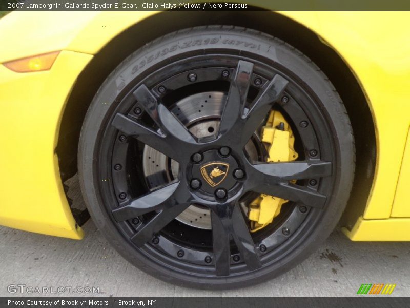 Giallo Halys (Yellow) / Nero Perseus 2007 Lamborghini Gallardo Spyder E-Gear