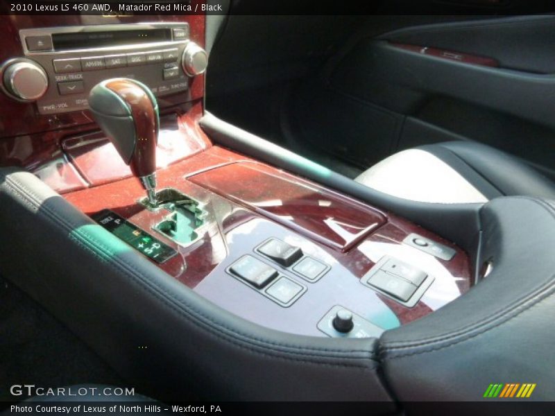 Matador Red Mica / Black 2010 Lexus LS 460 AWD