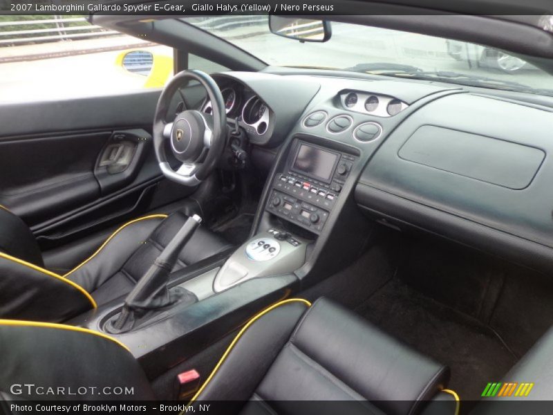 Giallo Halys (Yellow) / Nero Perseus 2007 Lamborghini Gallardo Spyder E-Gear