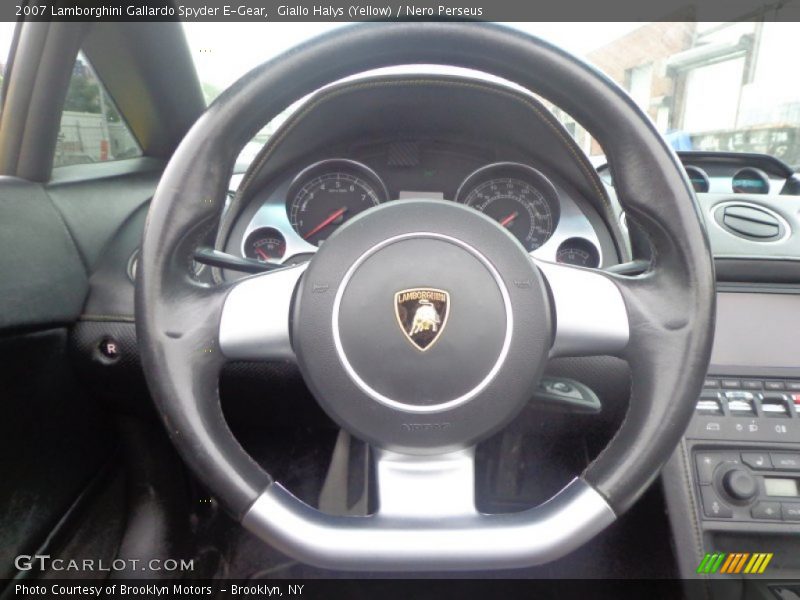 Giallo Halys (Yellow) / Nero Perseus 2007 Lamborghini Gallardo Spyder E-Gear