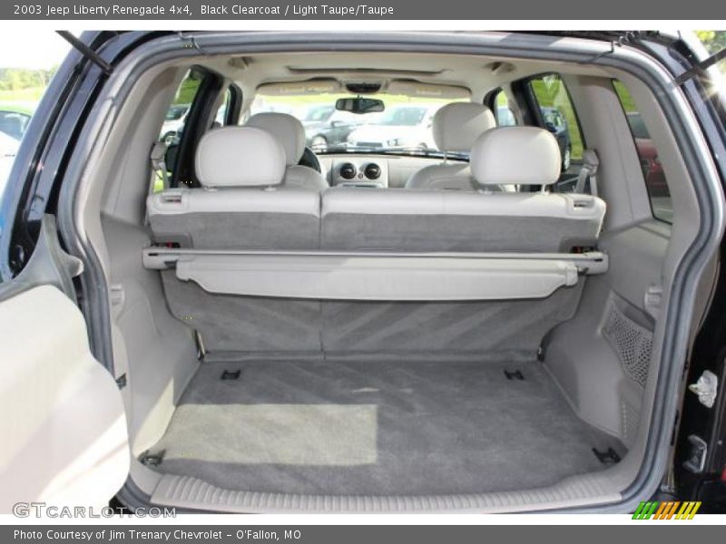 Black Clearcoat / Light Taupe/Taupe 2003 Jeep Liberty Renegade 4x4