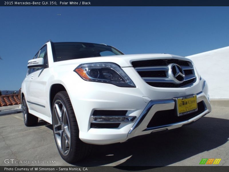 Polar White / Black 2015 Mercedes-Benz GLK 350