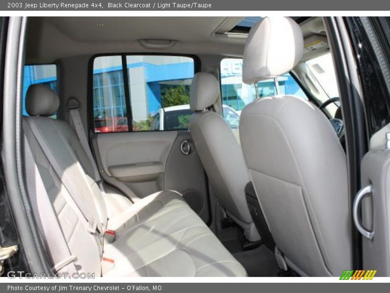 Black Clearcoat / Light Taupe/Taupe 2003 Jeep Liberty Renegade 4x4