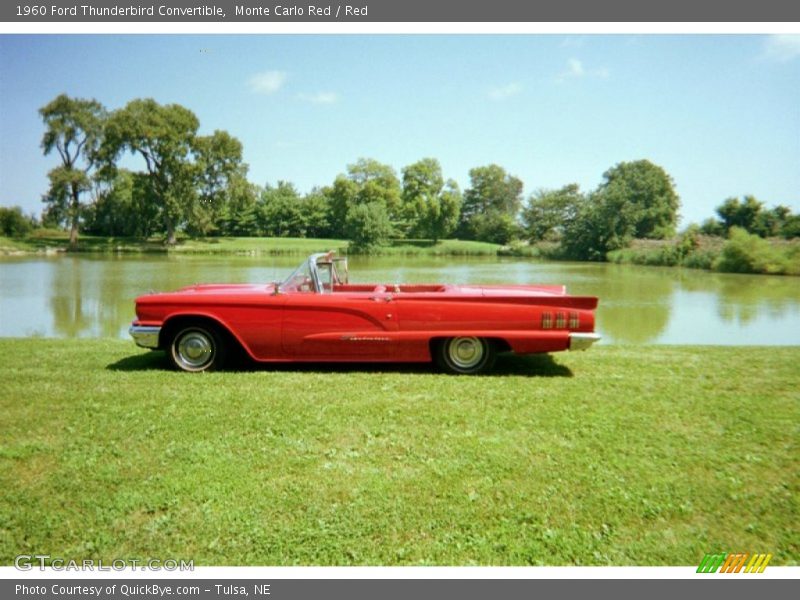 Monte Carlo Red / Red 1960 Ford Thunderbird Convertible
